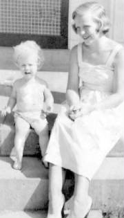 Fred and His Mom in 1950
