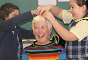Giggling is great therapy for children and their relatives with Alzheimer's